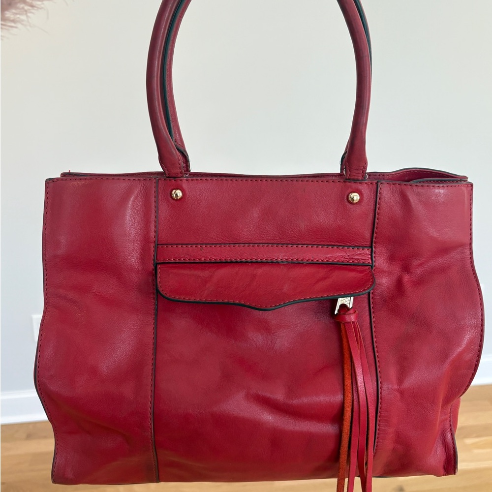 Rebecca Minkoff Large Red Leather Tote